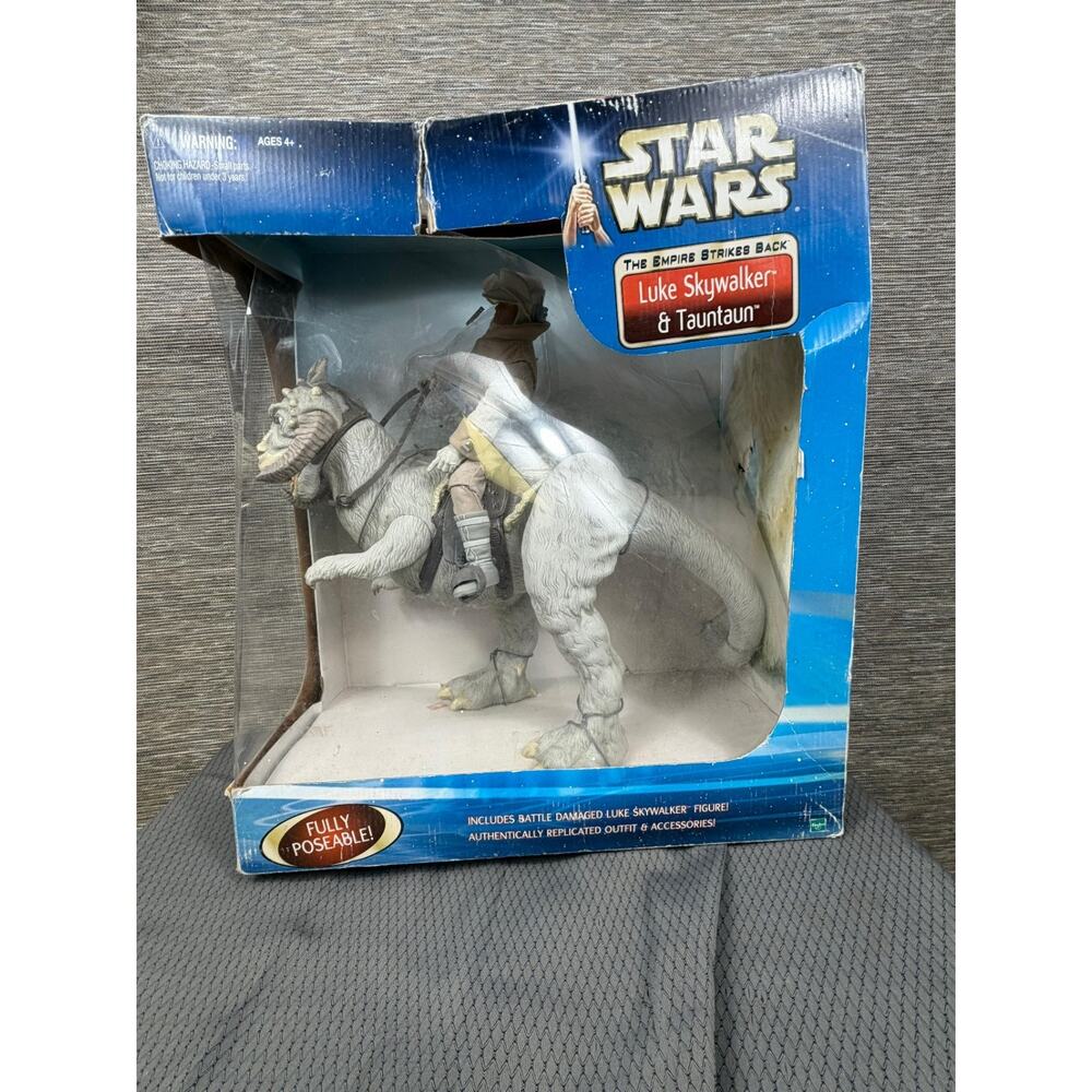 Star Wars Collector Series LUKE SKYWALKER & TAUNTAUN 12" Figure 2002 NEW *READ